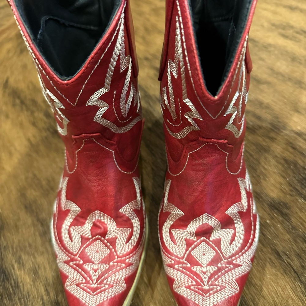 Red Western Women's Boots